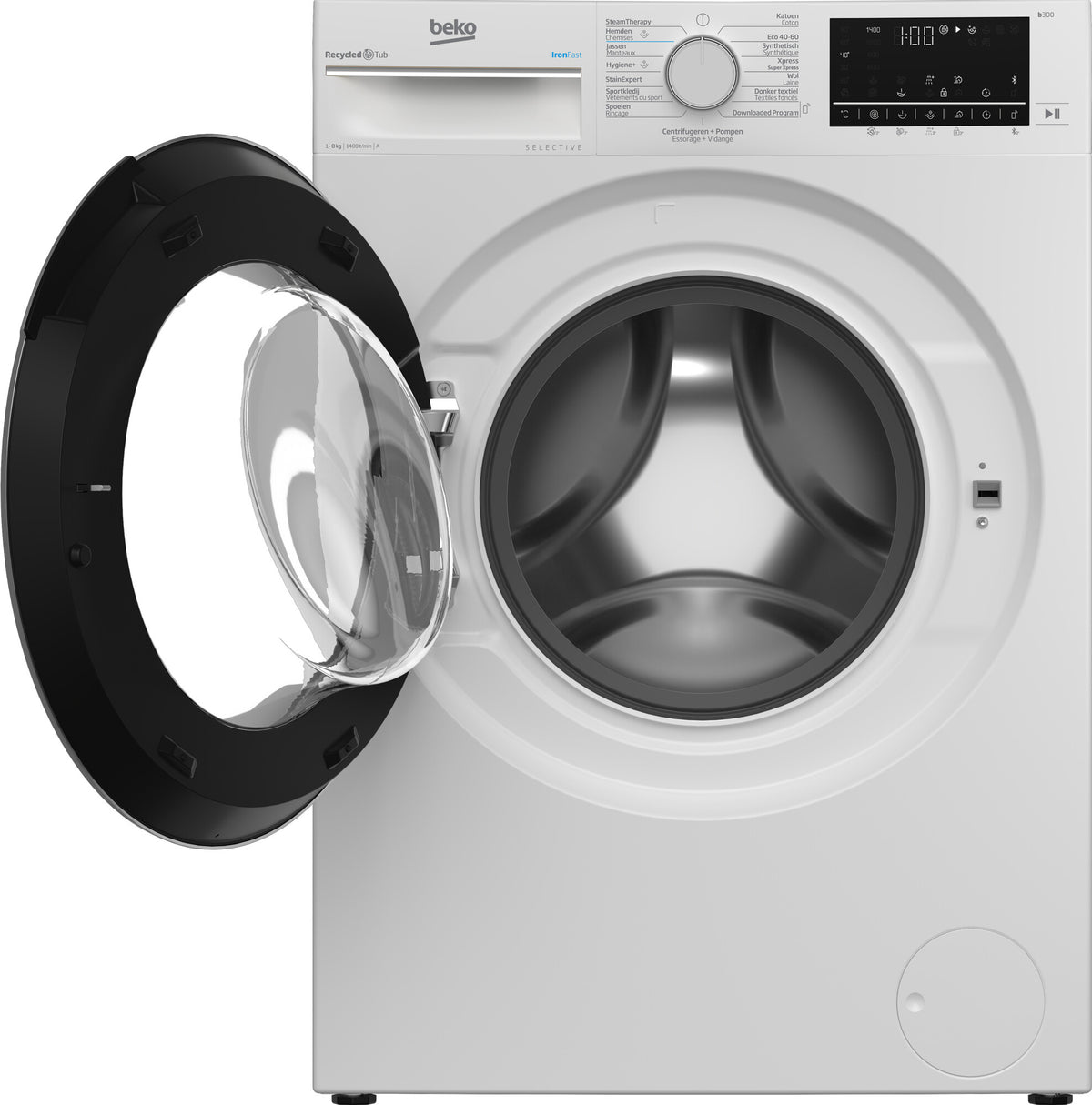 Beko B3WT5841WS2 wasmachine Voorlader 8 kg 1400 RPM Wit
