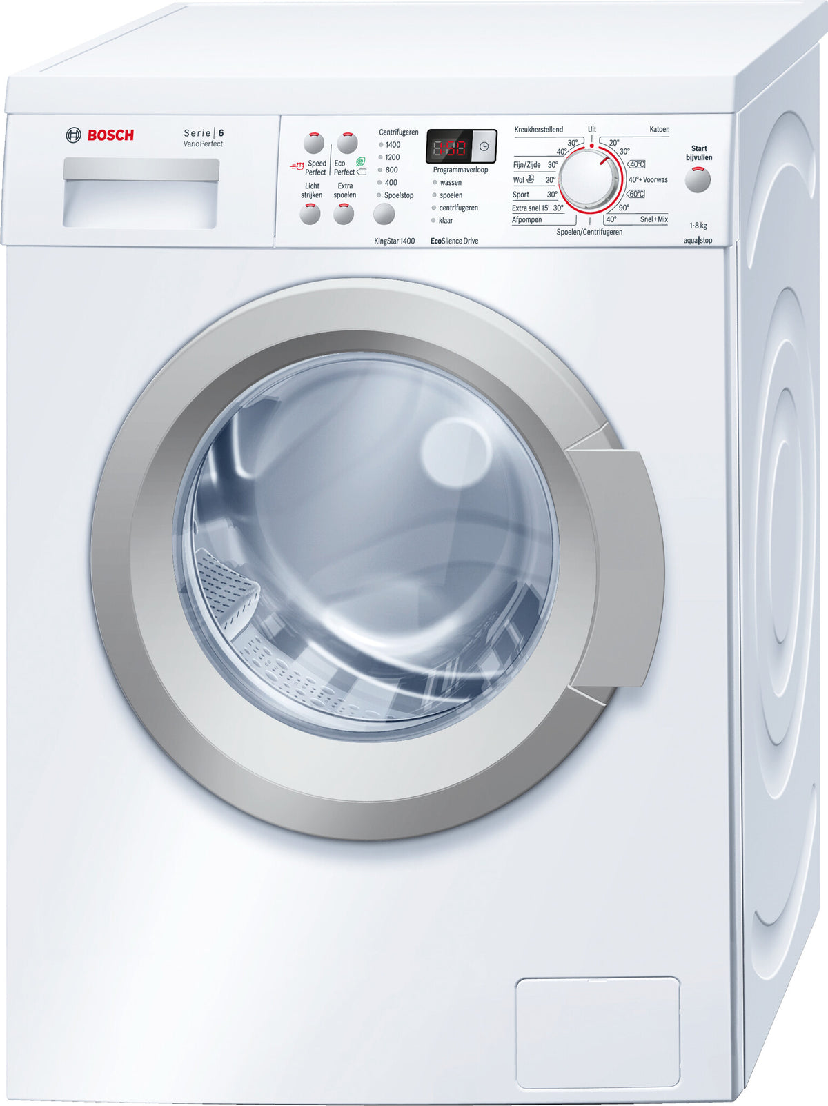 Bosch WAQ283B2NL wasmachine Voorlader 8 kg 1400 RPM Wit