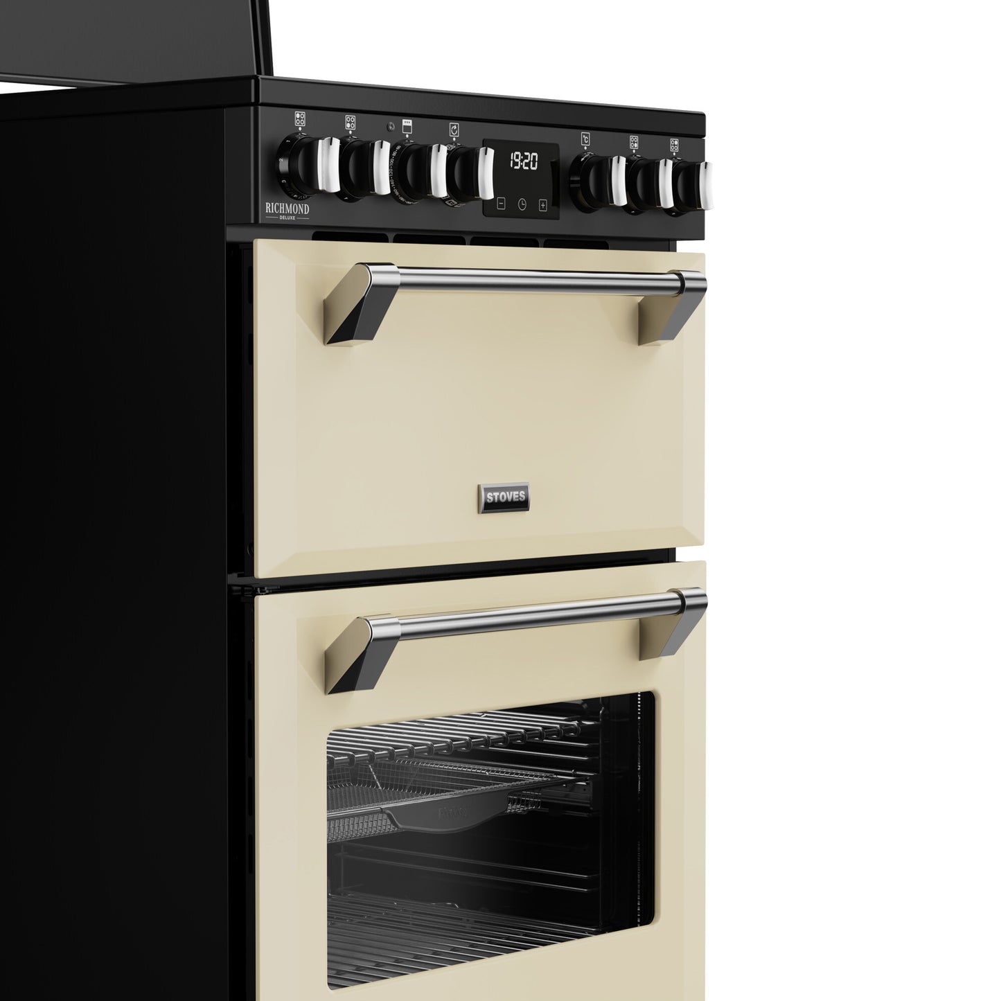 Stoves 444411848 fornuis Vrijstaand fornuis Electrisch Inductiekookplaat zones Crème