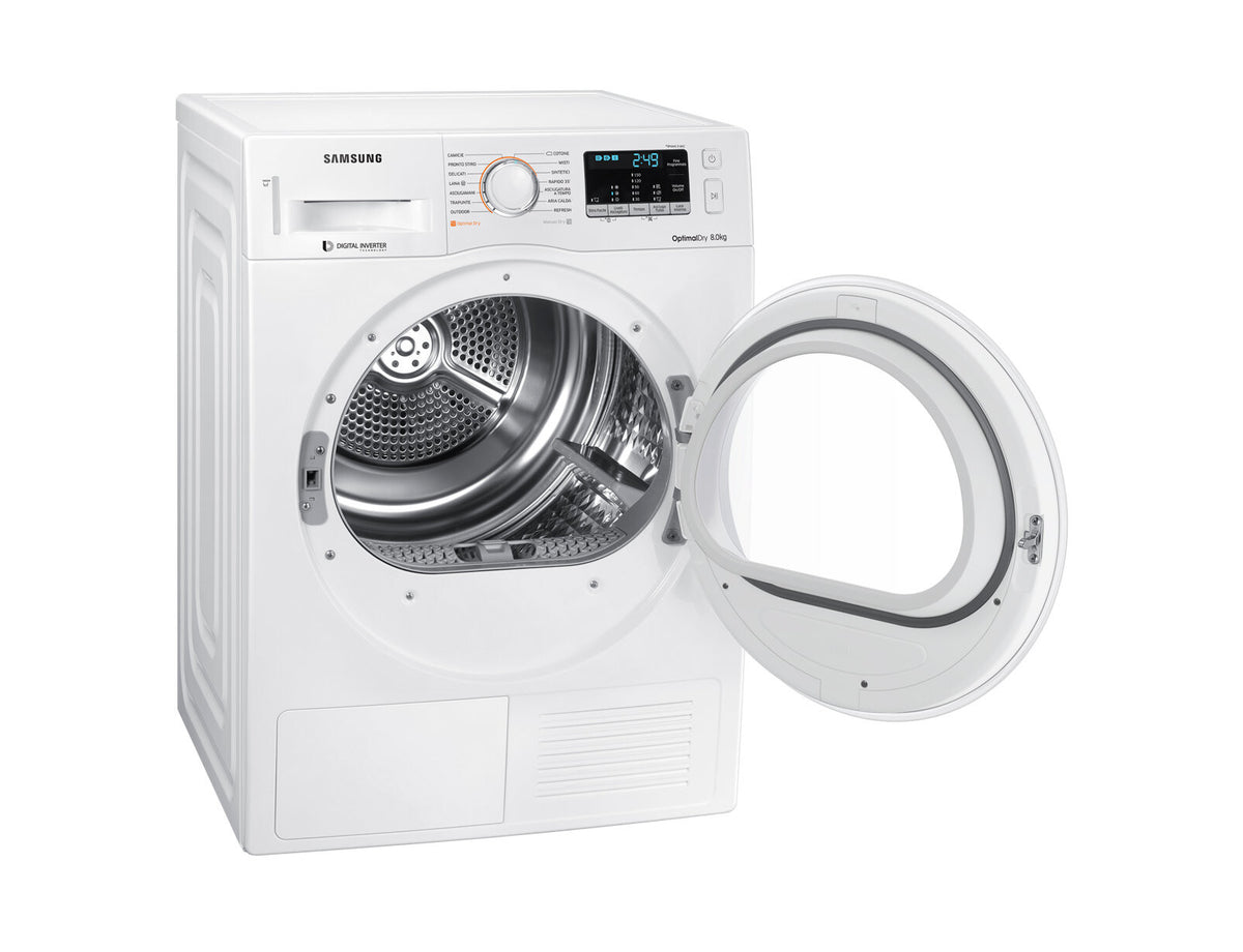 Samsung DV80M5210IW wasdroger Vrijstaand Voorlader 8 kg Wit