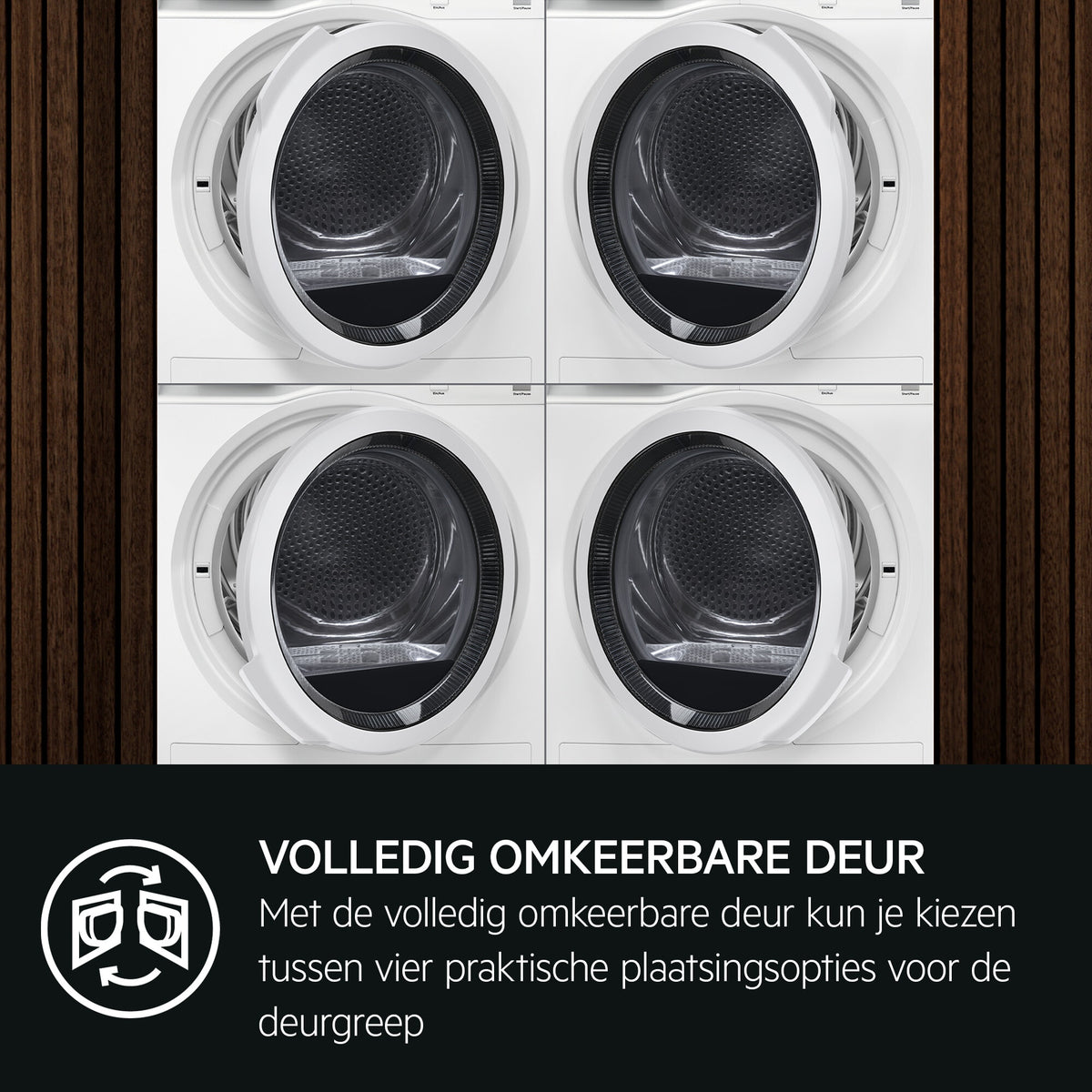 AEG Series 7000 TR718A2B wasdroger Vrijstaand Voorlader 8 kg Wit