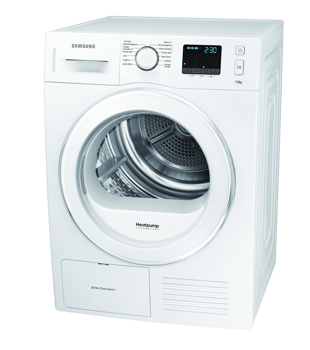 Samsung DV70F5E2HGW wasdroger Vrijstaand Voorlader 7 kg Wit
