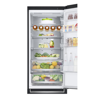LG GBB72MCUGN koel-vriescombinatie Vrijstaand 384 l Zwart