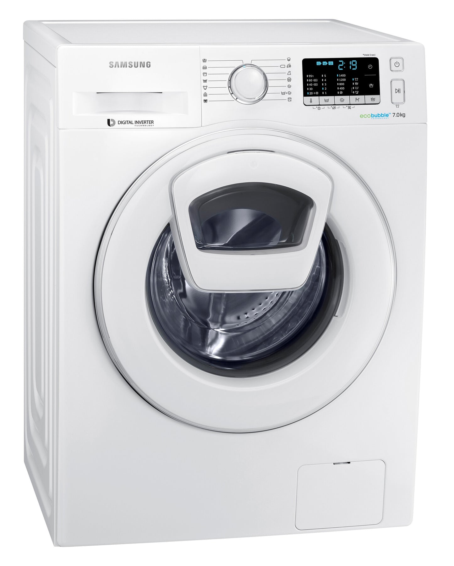 Samsung WW70K5400WW wasmachine Voorlader 7 kg 1400 RPM Wit