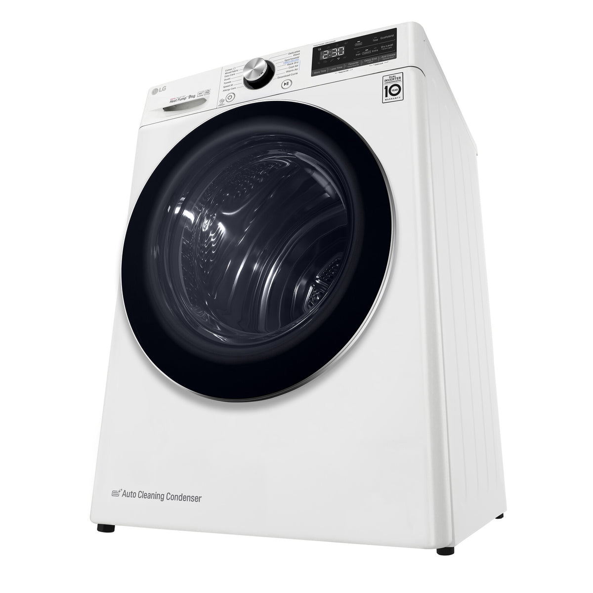 LG RC90V9AV2W wasdroger Vrijstaand Voorlader 9 kg Wit
