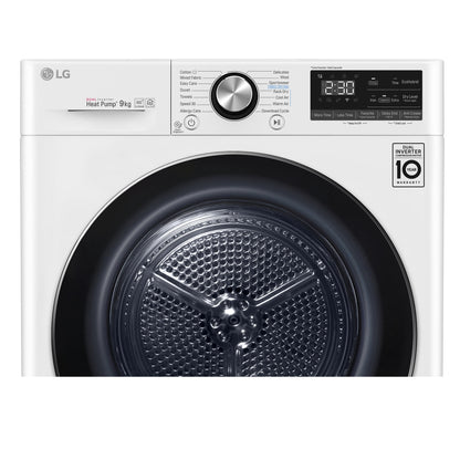 LG RC90V9AV2W wasdroger Vrijstaand Voorlader 9 kg Wit