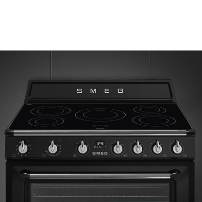Smeg TR90IBL9 fornuis Vrijstaand fornuis Electrisch Inductiekookplaat zones Zwart