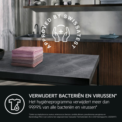 AEG Series 7000 TR718A2B wasdroger Vrijstaand Voorlader 8 kg Wit
