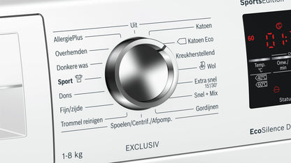 Bosch Serie 6 WAT28491NL wasmachine Voorlader 8 kg 1400 RPM Wit