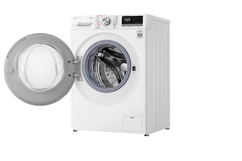 LG F4DN508S1 Was-droogcombinatie Vrijstaand Voorlader Wit