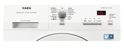 AEG T66771NIH wasdroger Vrijstaand Voorlader 7 kg Wit