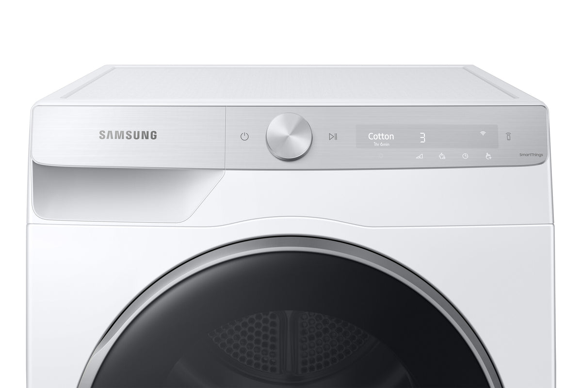 Samsung DV90T8240SH wasdroger Vrijstaand Voorlader 9 kg Wit