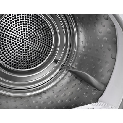 AEG T8DBESSEN wasdroger Vrijstaand Voorlader 8 kg Zilver, Wit