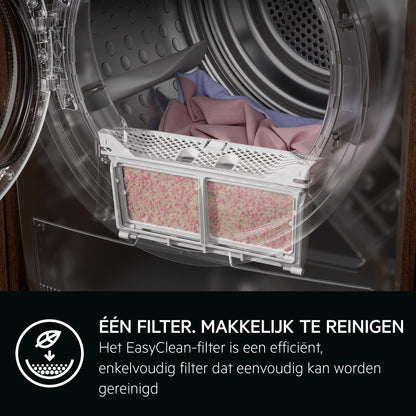 AEG Series 7000 TR7BOCHUM wasdroger Vrijstaand Voorlader 8 kg Wit