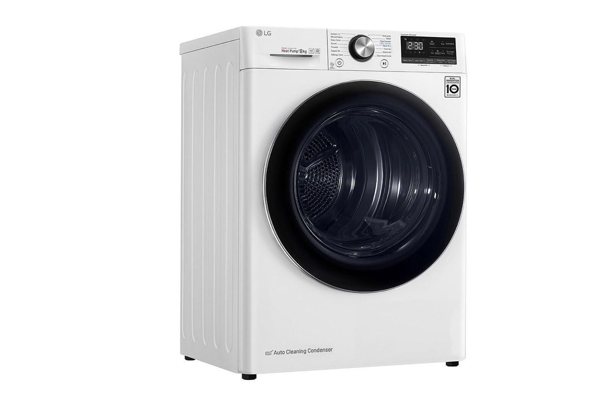 LG RC80V9AV4Q wasdroger Vrijstaand Voorlader 8 kg Wit