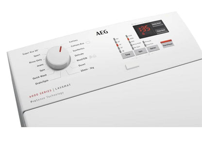 AEG L6TBN62K wasmachine Bovenlader 6 kg 1200 RPM Wit