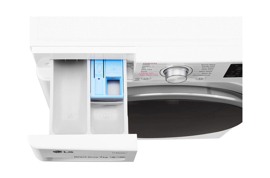 LG FH4J6QS7 wasmachine Voorlader 7 kg 1400 RPM Wit