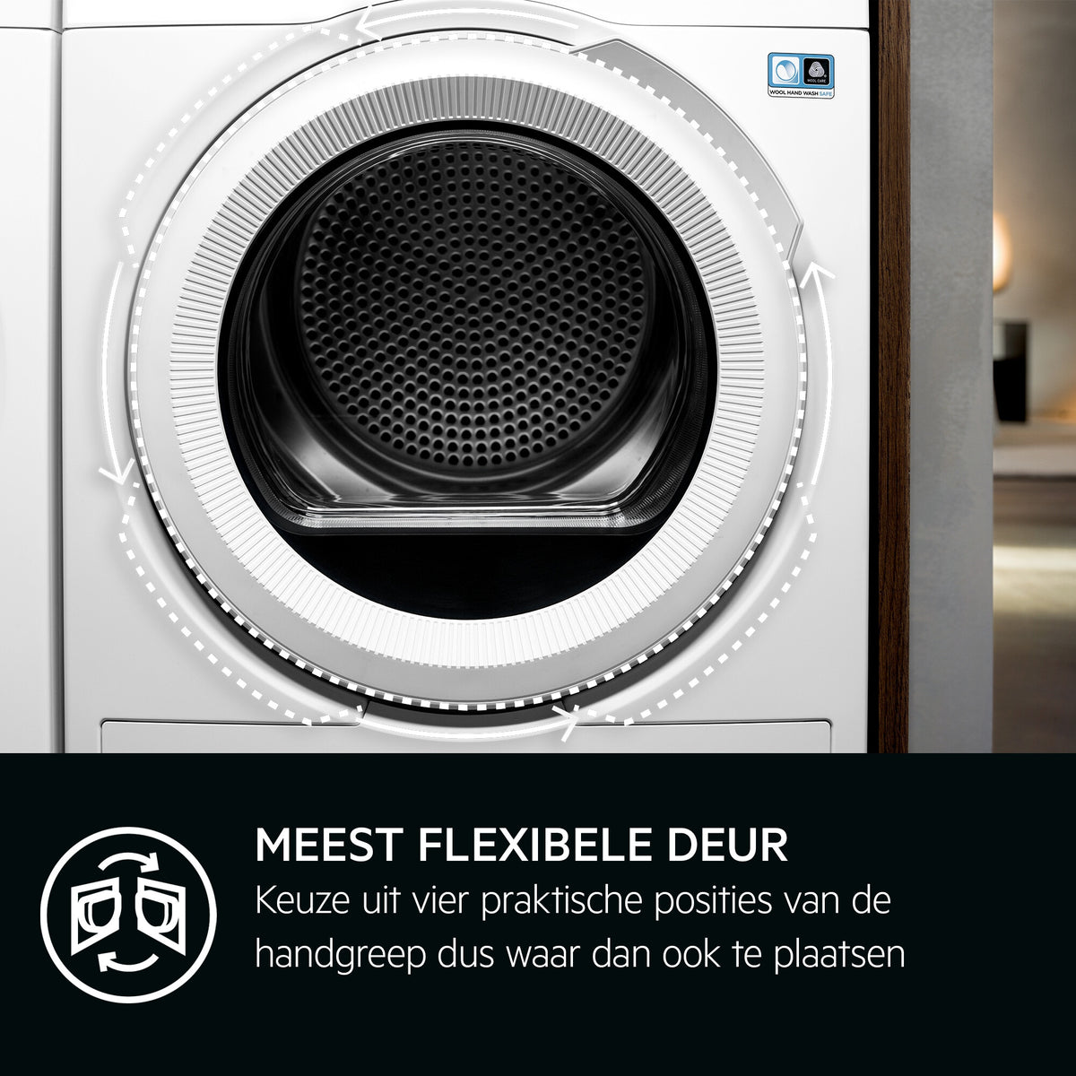 AEG Series 7000 TR718A2B wasdroger Vrijstaand Voorlader 8 kg Wit