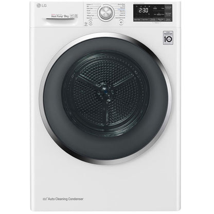 LG RC90U2AV2W wasdroger Vrijstaand Voorlader 9 kg Wit
