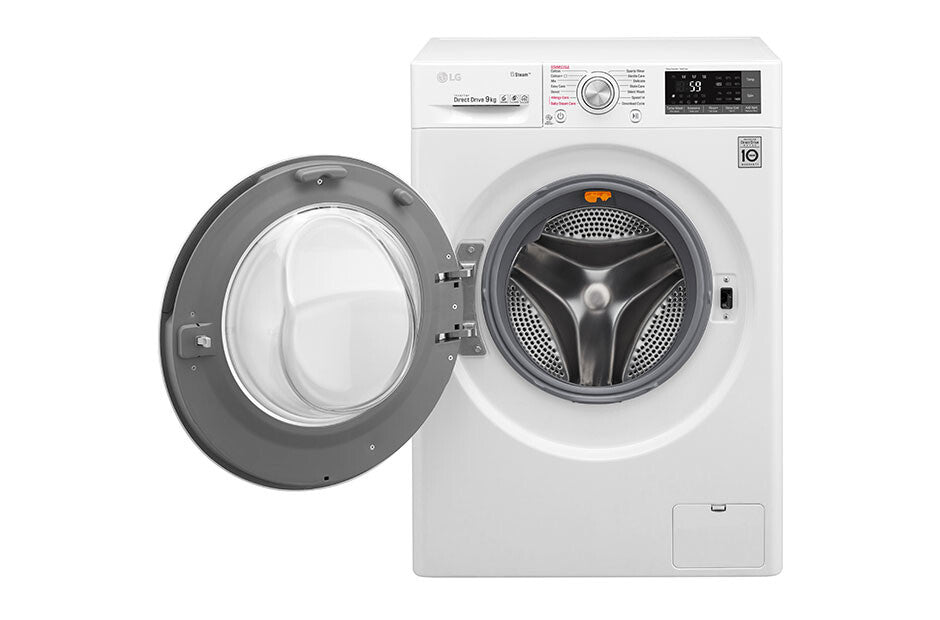 LG F4J7VY2WD wasmachine Voorlader 9 kg 1400 RPM Wit