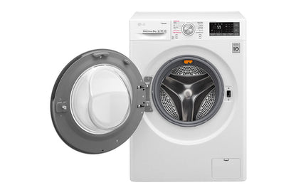 LG F4J7VY2WD wasmachine Voorlader 9 kg 1400 RPM Wit